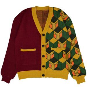 Steady Hands Cardigan Dead Calm Demon Slayer Giyu Tomioka XS New Sealed Sweater
